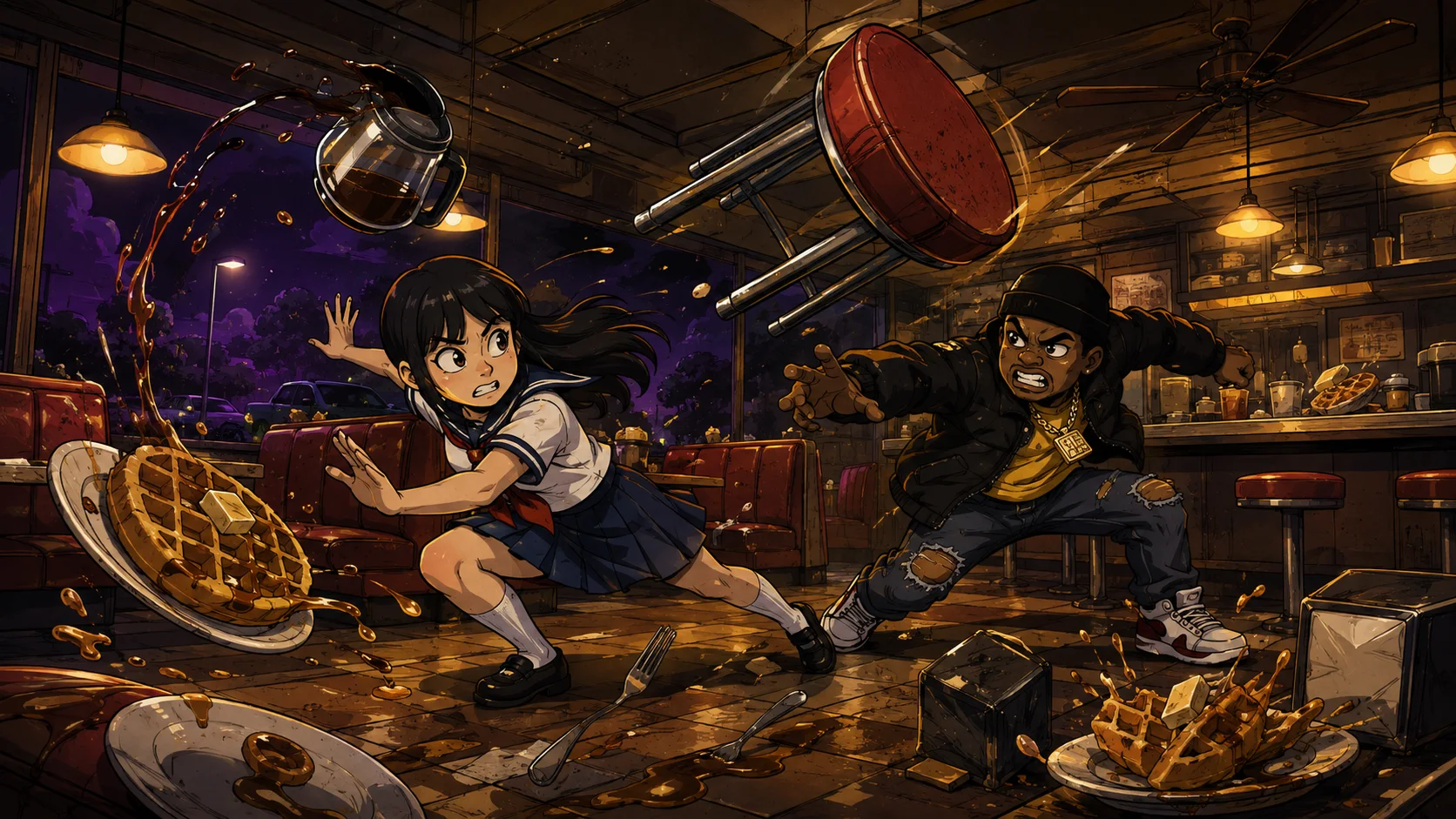 Diner Legend, Grappler fighter